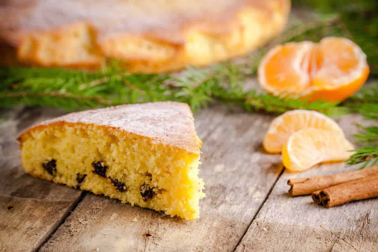 Gâteau fondant à la mandarine