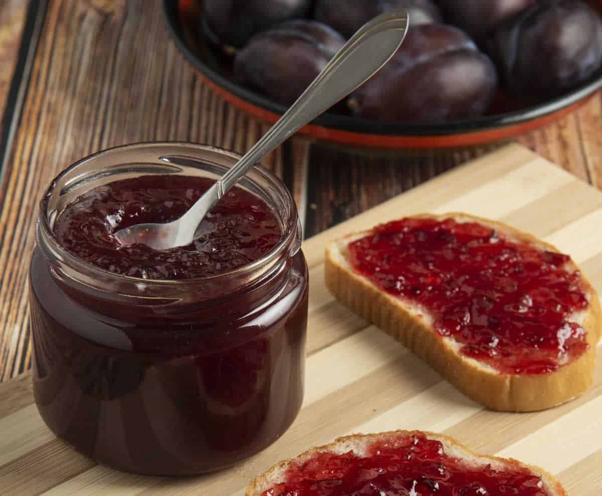 Recette de confiture de prunes rouges