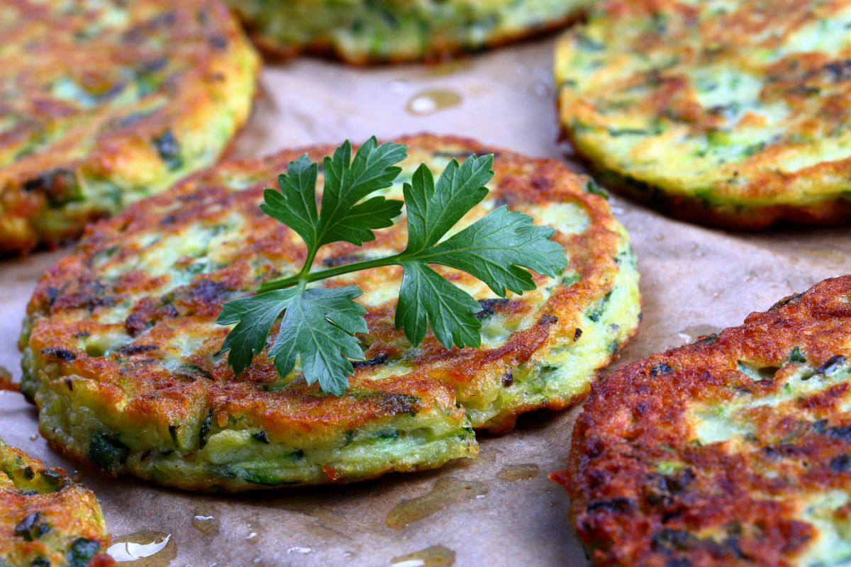 Beignets de courgettes au four