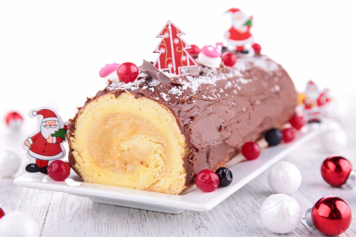 Bûche de Noël facile
