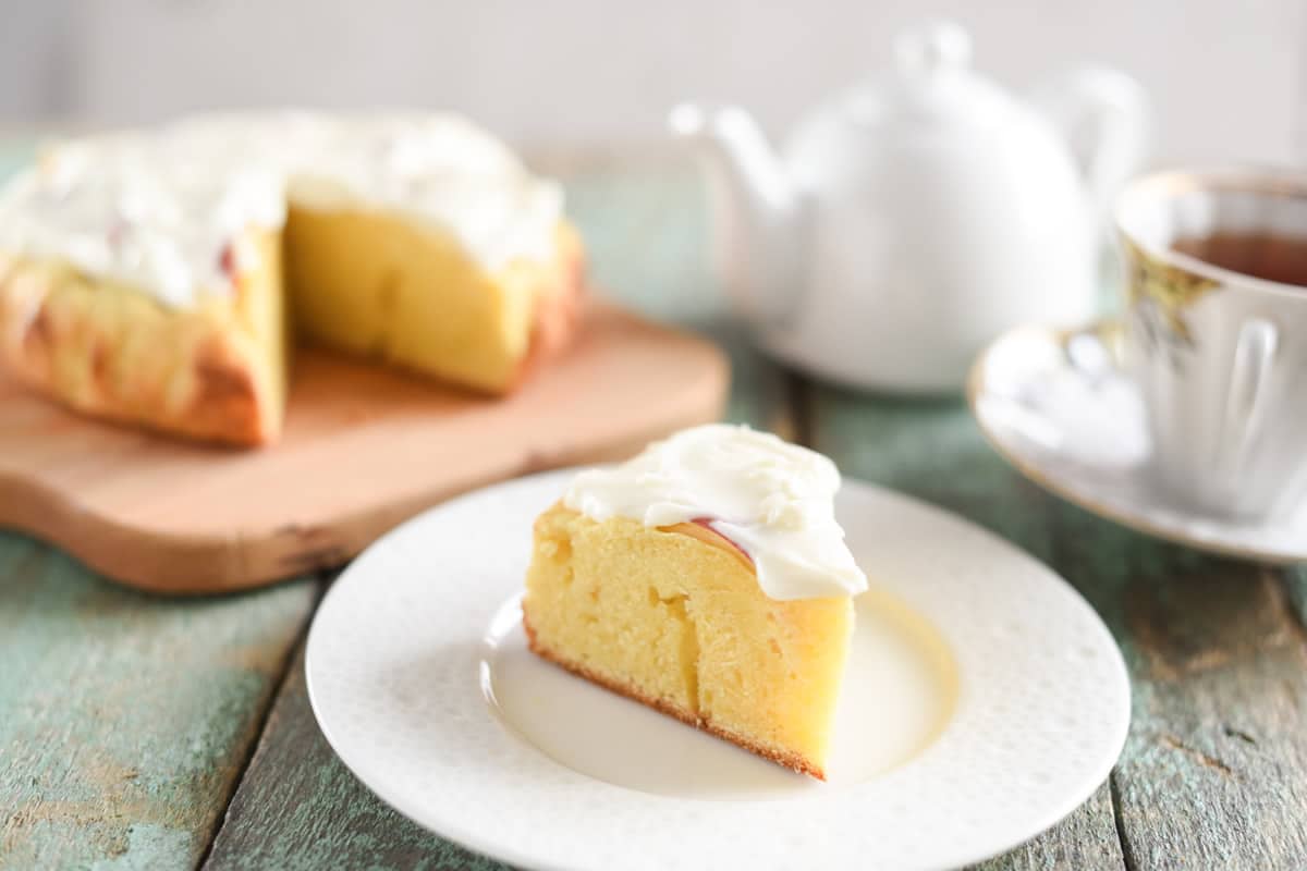 Gâteau moelleux et léger à la vanille