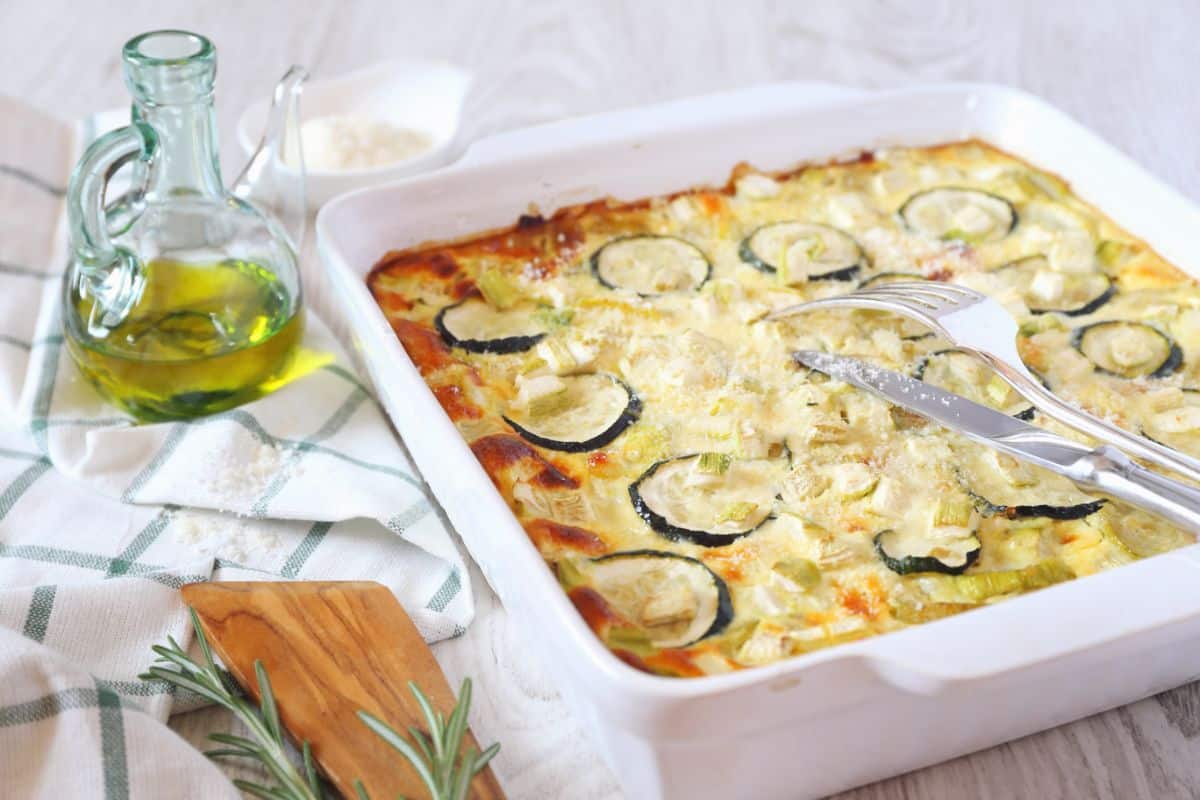 Gratin de courgettes sans oeufs