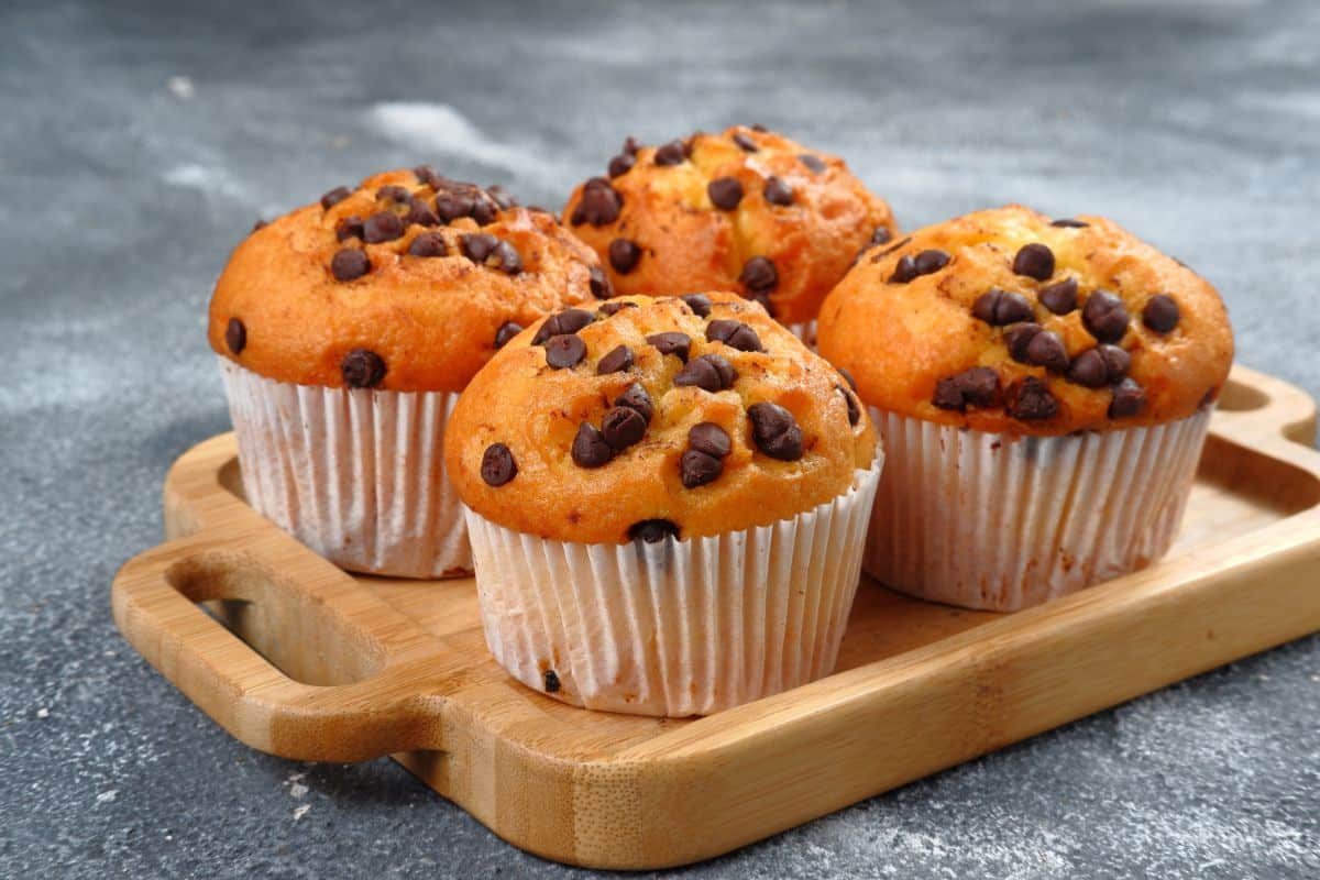 Muffins aux pépites de chocolat