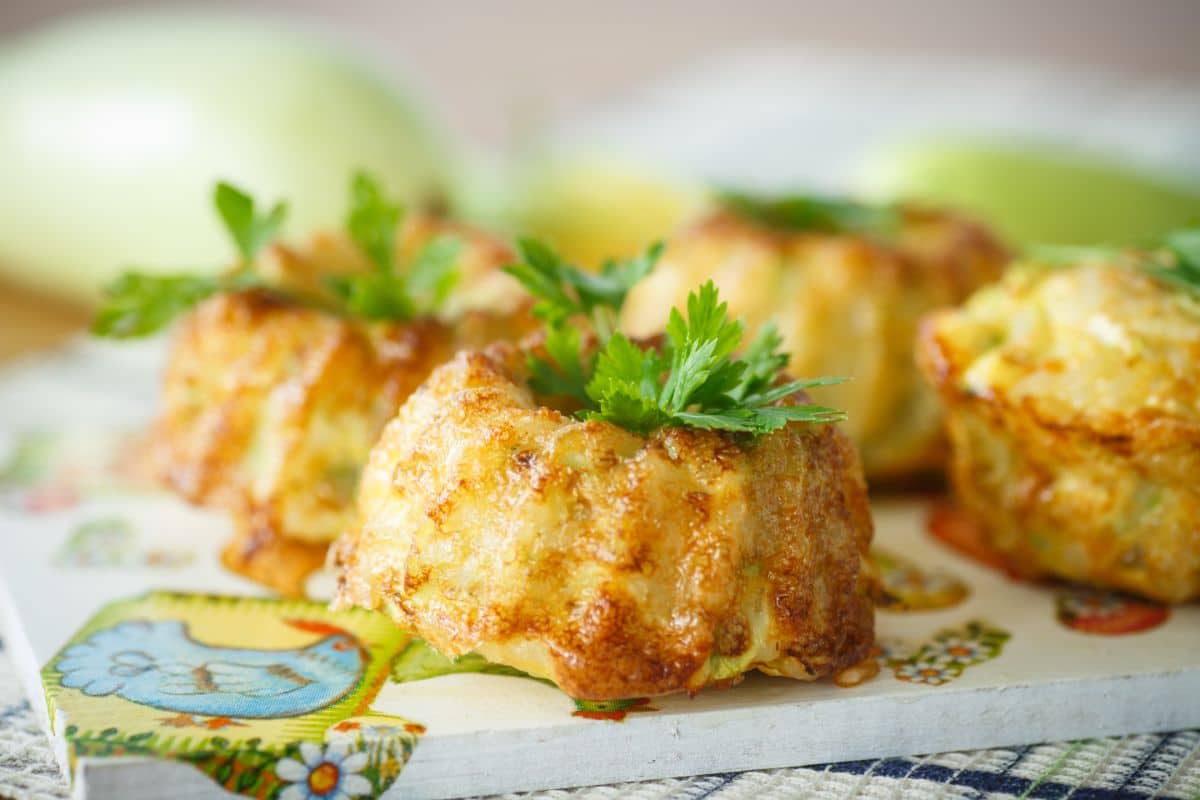 Muffins courgettes chèvre