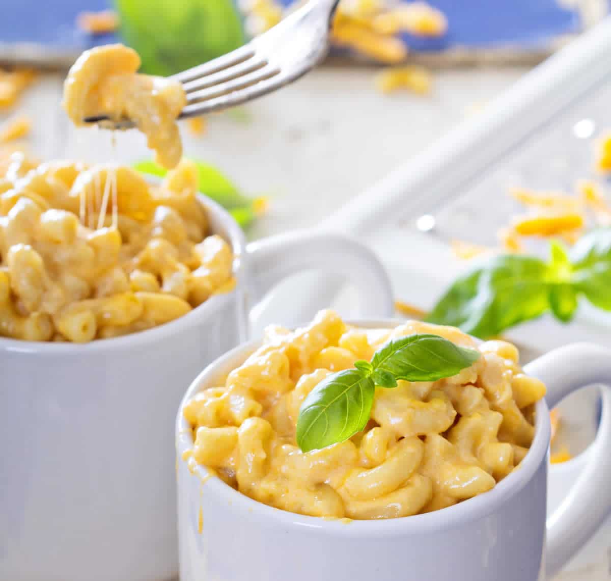 Plat de pâtes au micro-ondes