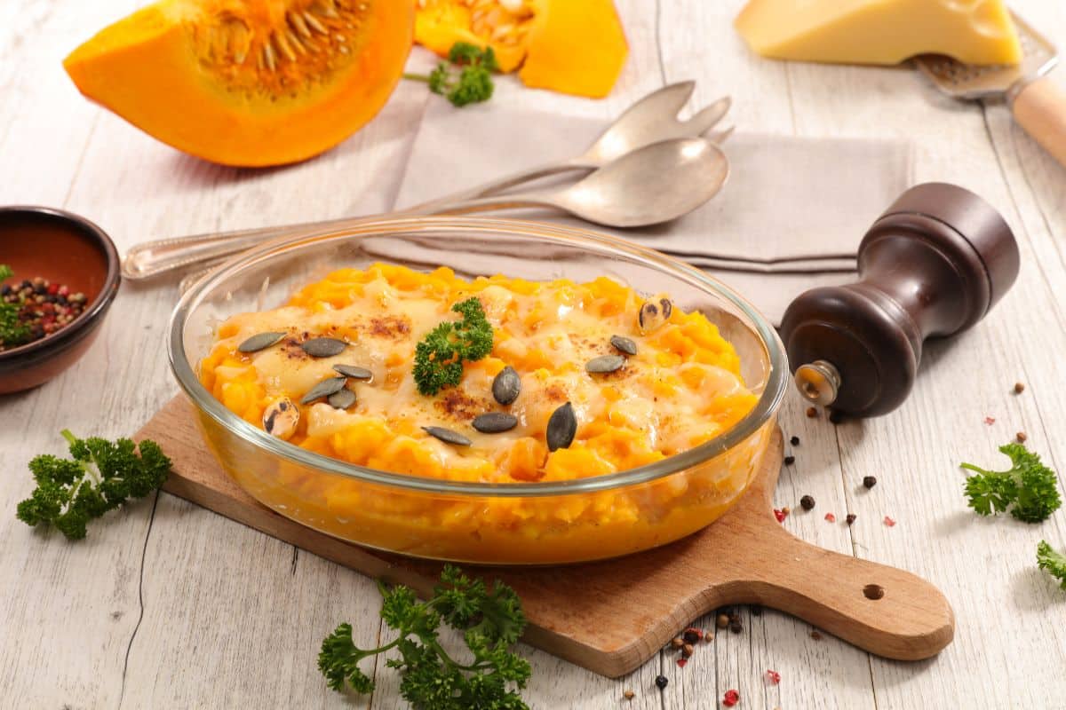 Recette gratin potimarron fromage