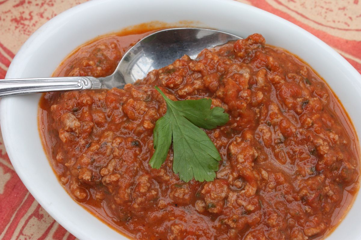 Sauce bolognaise à la mijoteuse