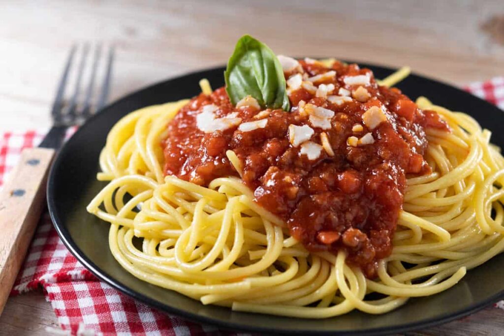 Sauce bolognaise pour les Spaghettis