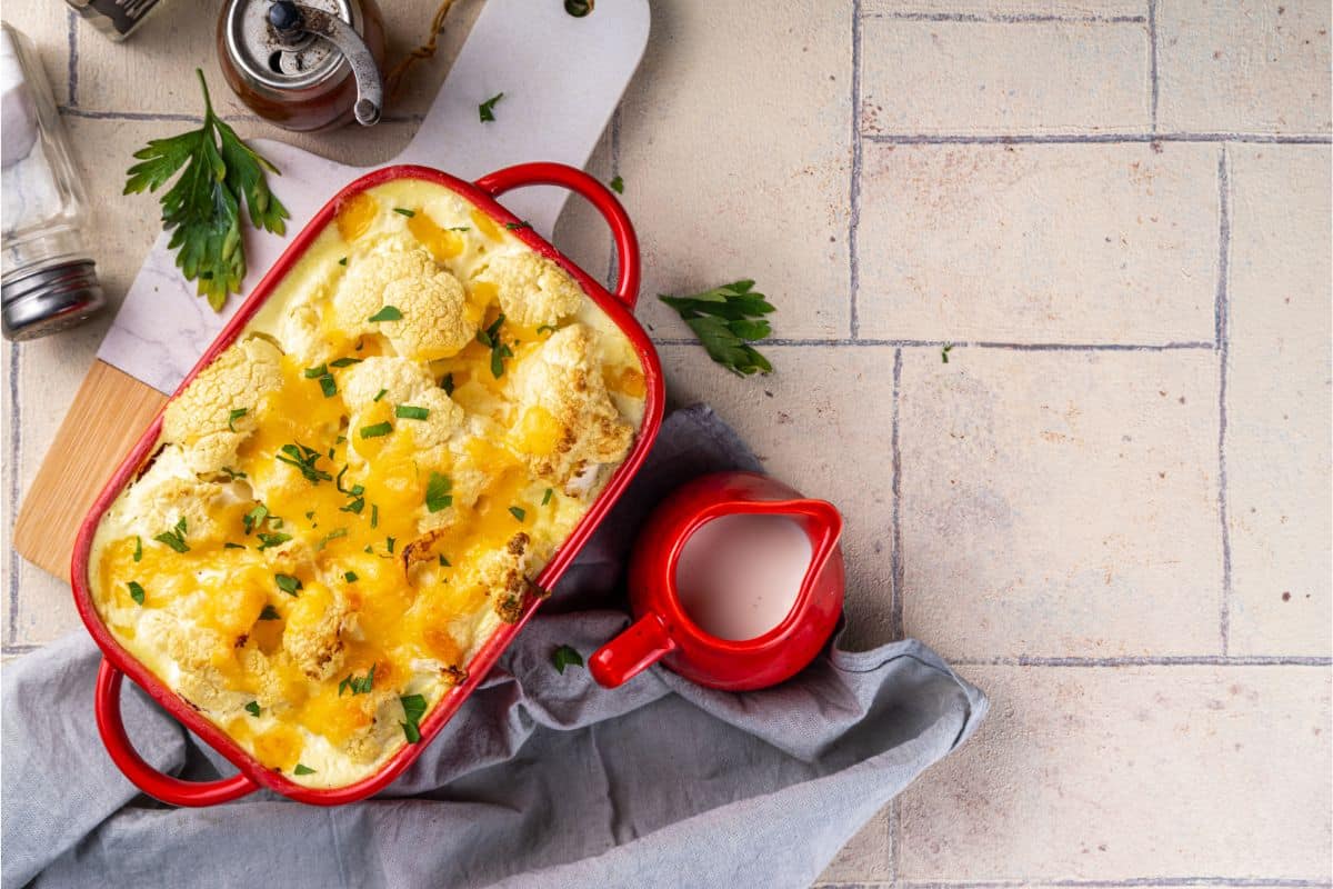 Gratin de chou-fleur au fromage