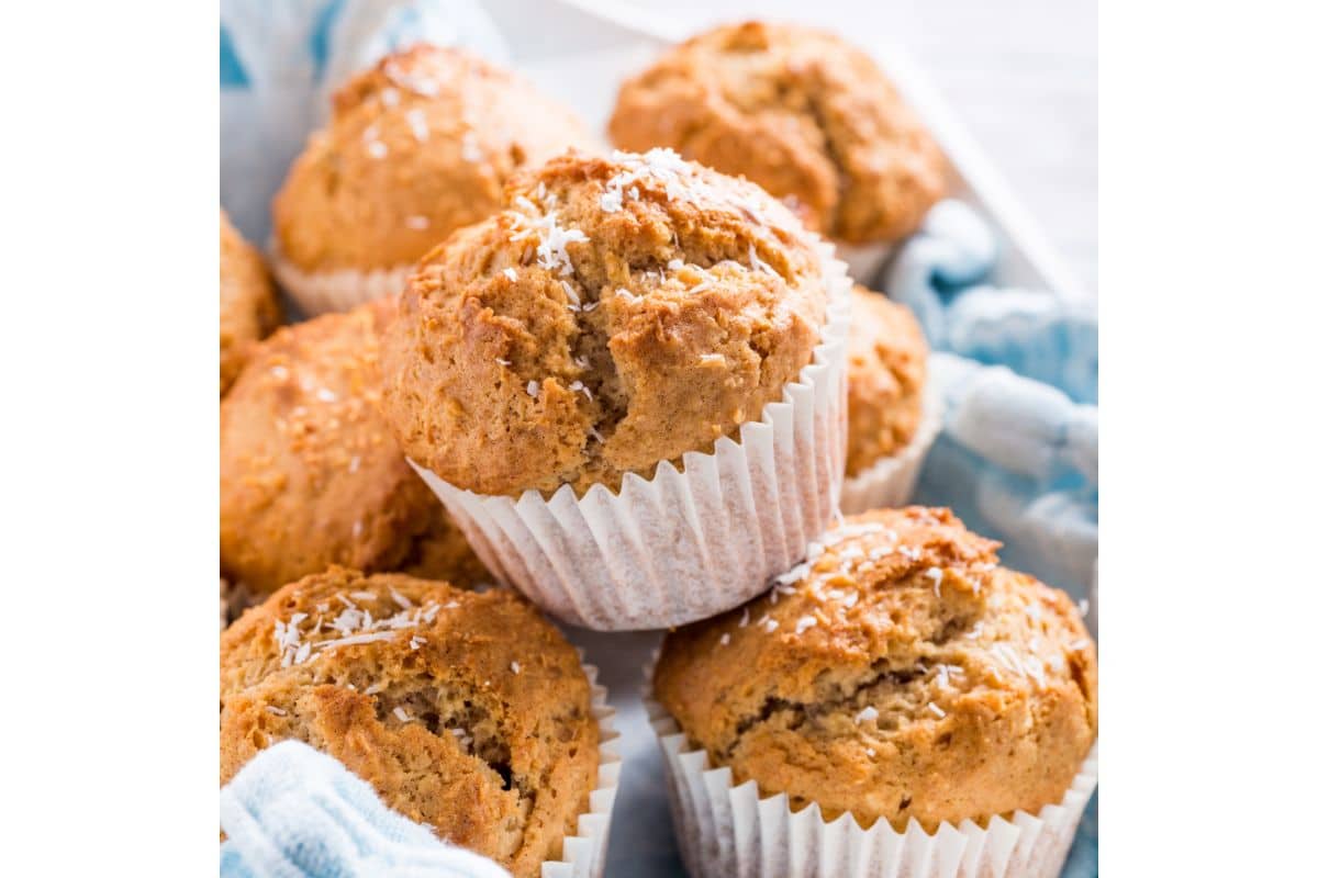 Muffins cannelle et noix de coco