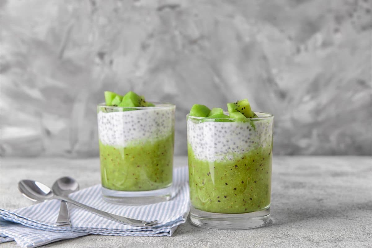 Pudding au Chia et Kiwi
