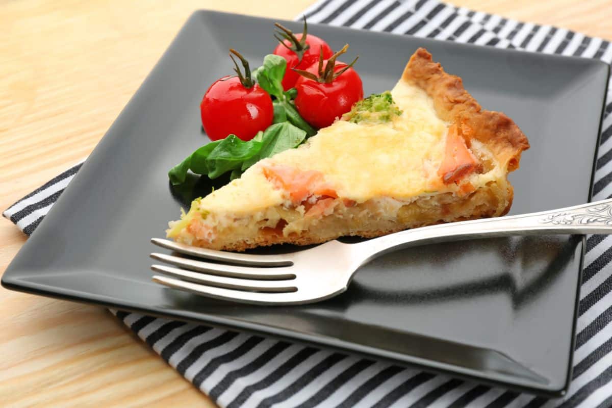 Quiche au saumon facile