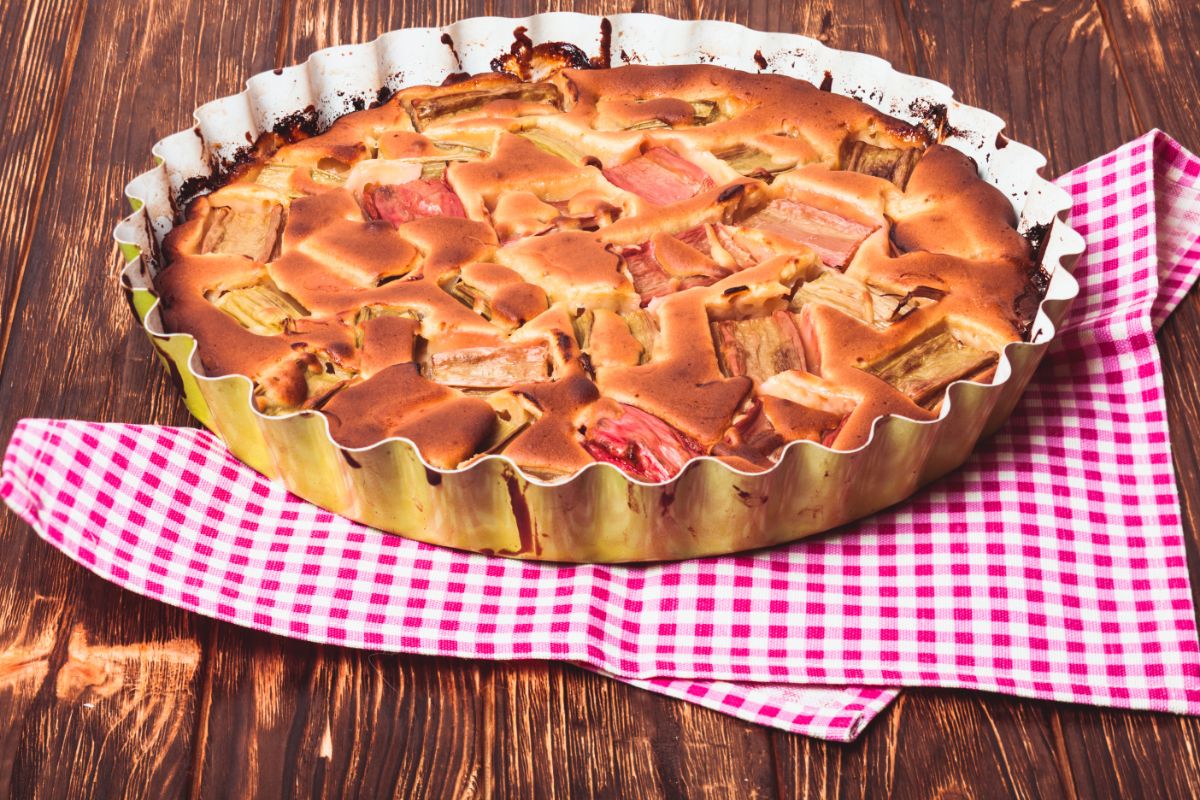 Tarte à la rhubarbe