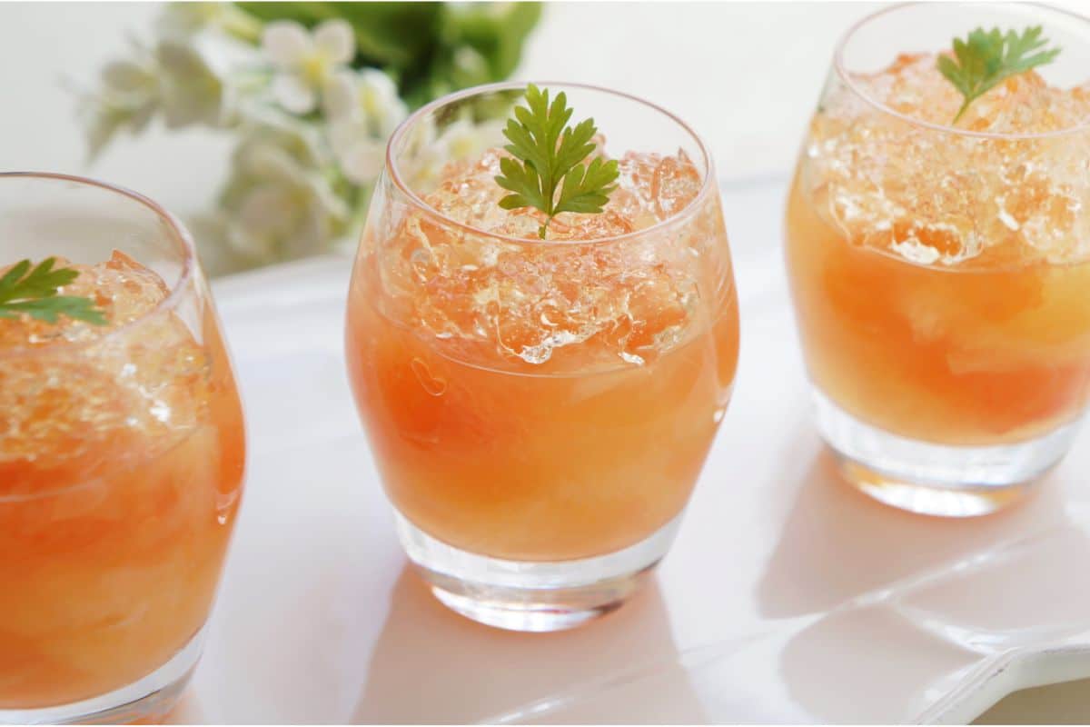 Verrines Orange aux Fruits