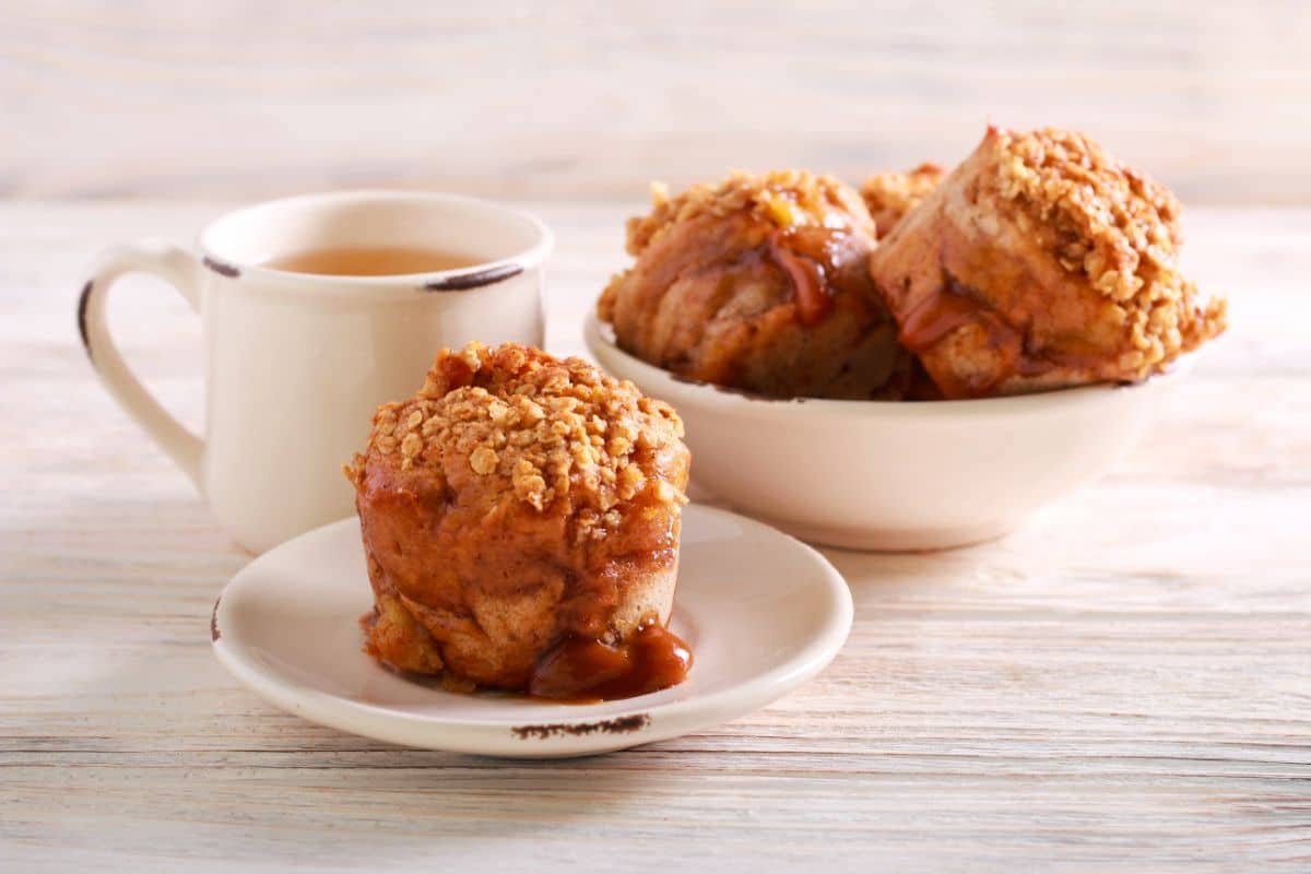 Muffins au Crumble de Pommes