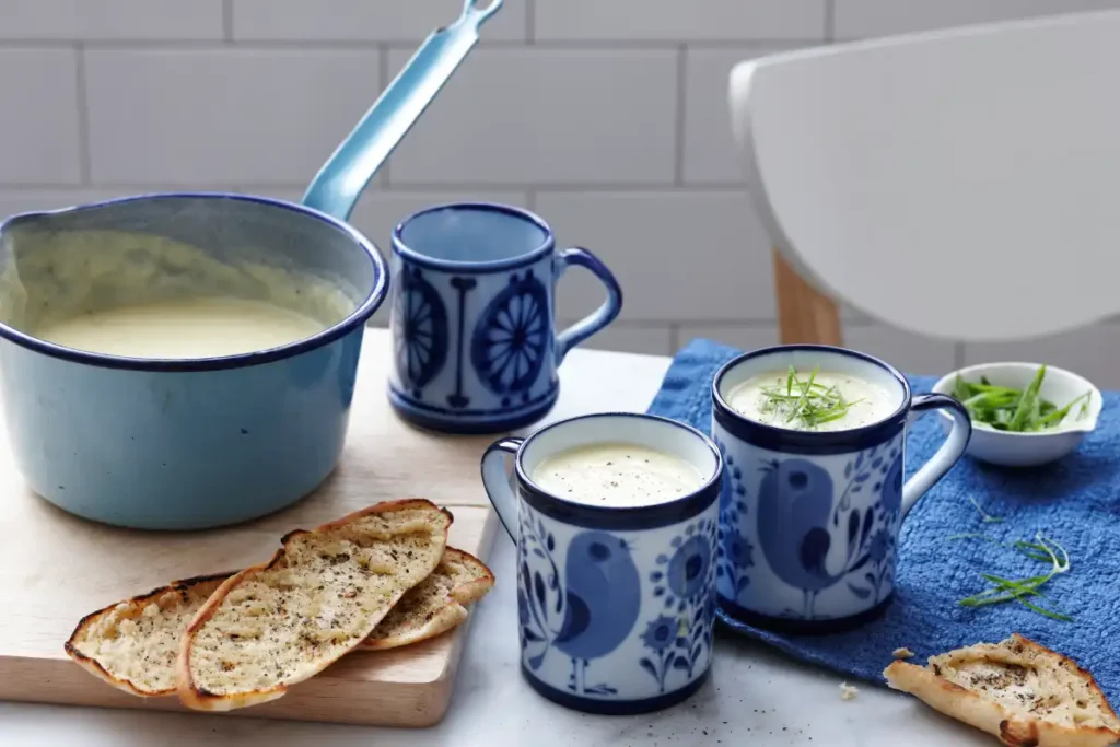 Potage aux poireaux et pommes de terre au cookeo