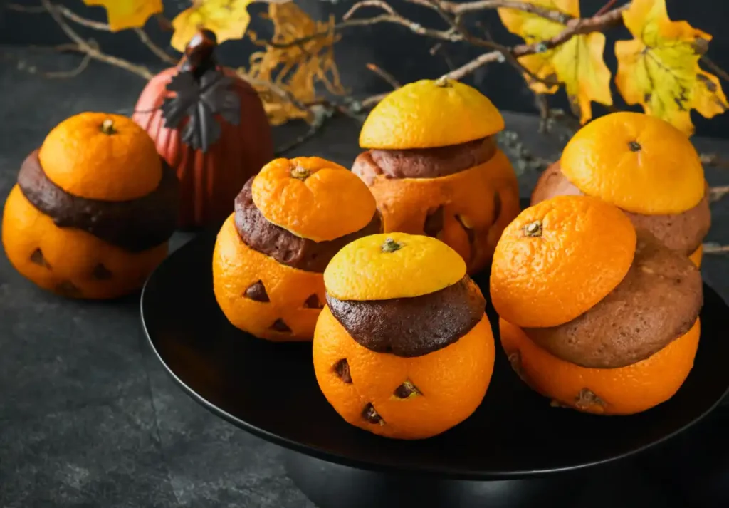 Avec une orange on peut célébrer Halloween