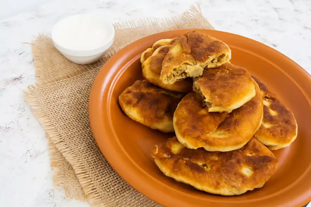 Galettes de pommes de terre farcies au foie