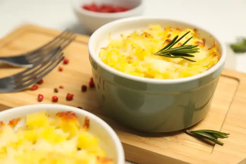 Gratin de purée de pommes de terre