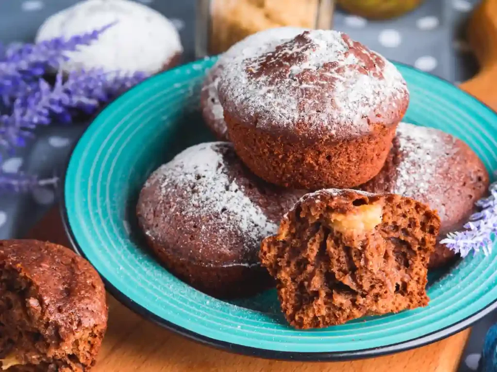 Muffins aux poires et au chocolat