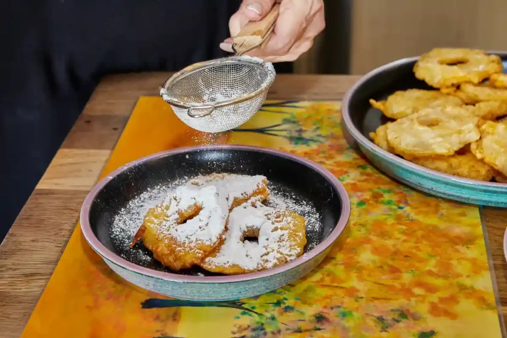 beignets aux pommes