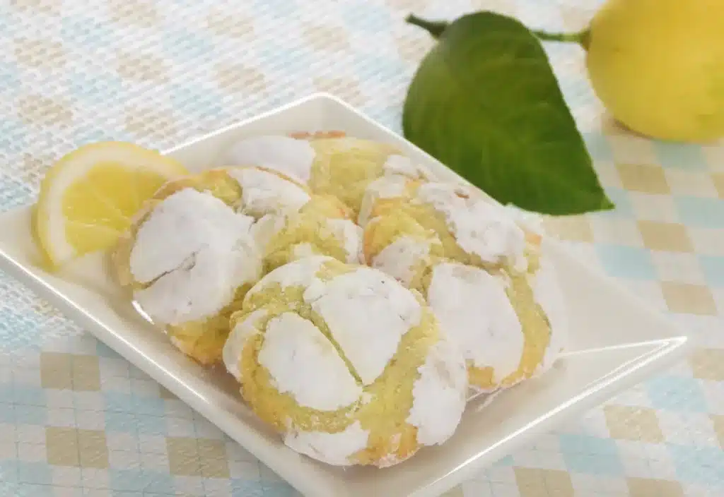 biscuits craquelés au citron au Thermomix