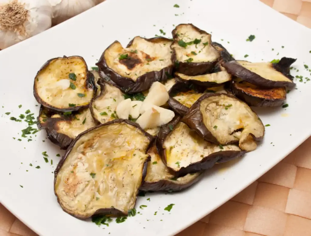 aubergines grillées