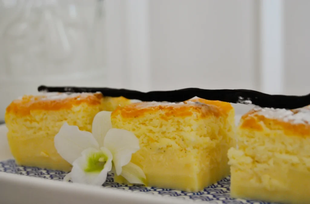 gâteau magique à la vanille