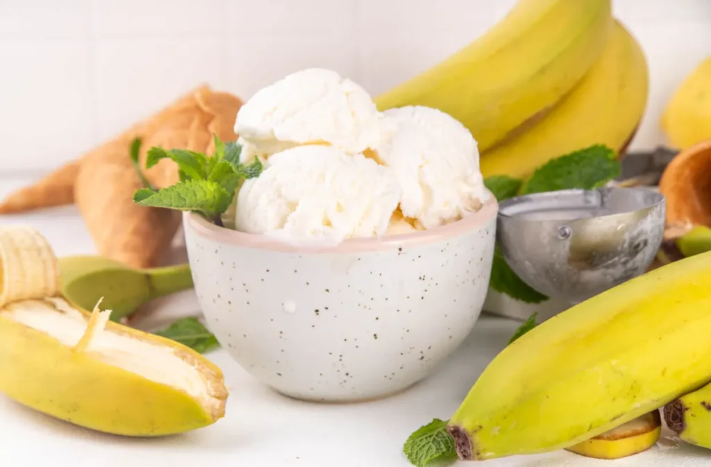 Glace à la Banane Maison