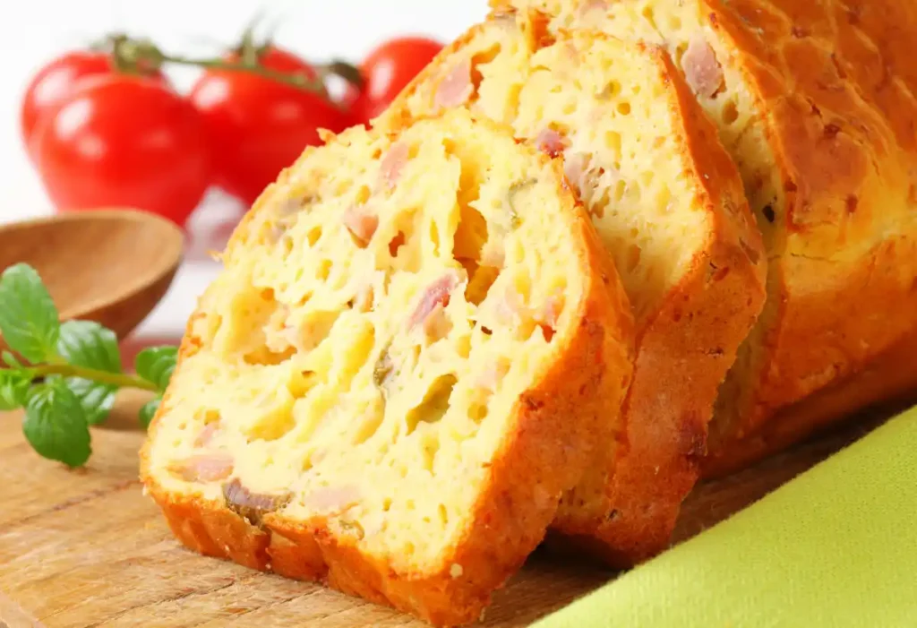 pain salé aux lardons et fromage