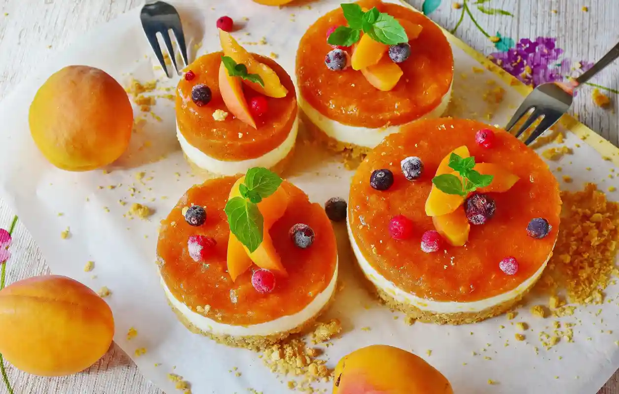 tartelettes cheesecake abricot
